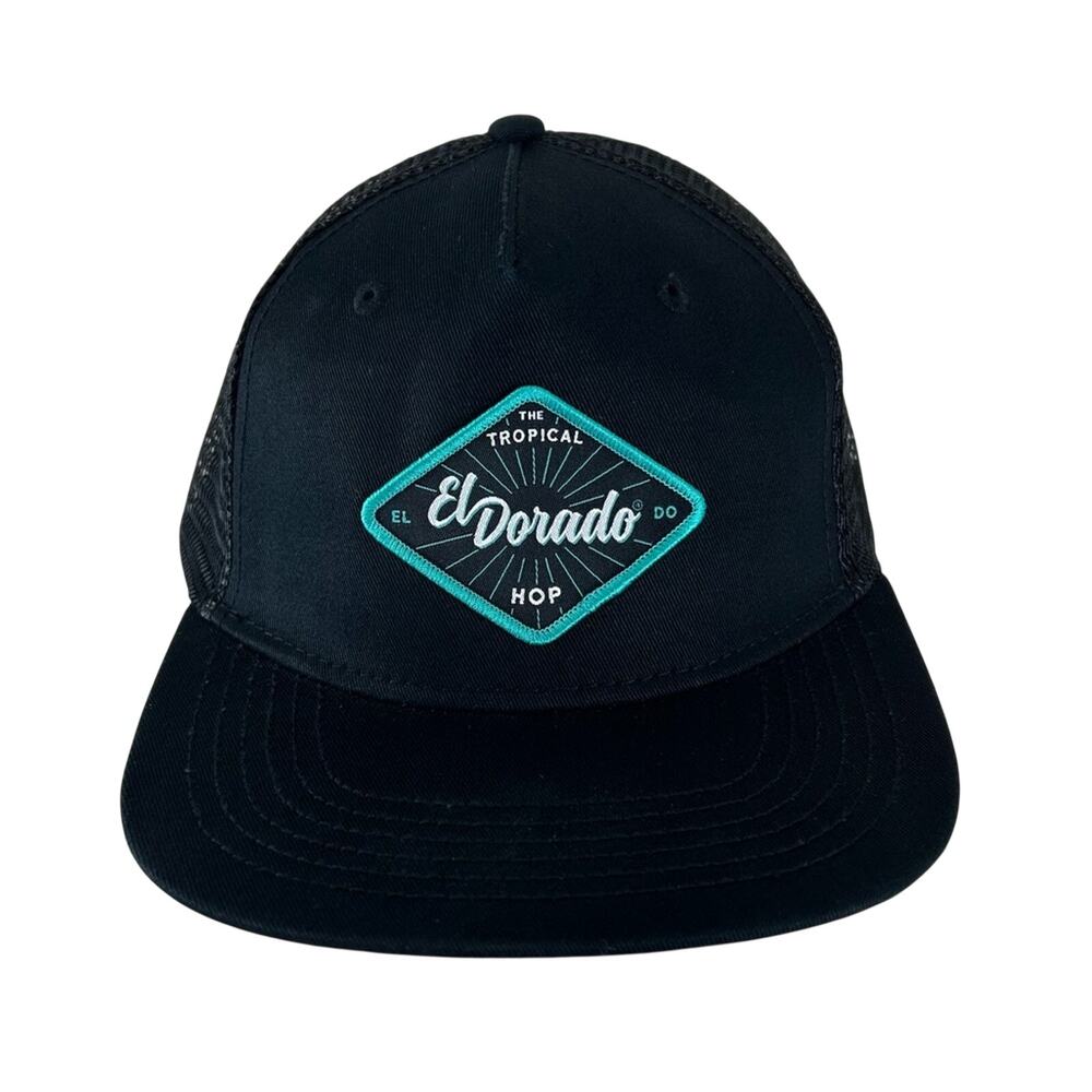 Black El Dorado Hops Snapback Hat‎